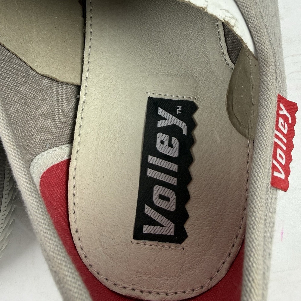 Volley OC Shoes 9 Mens Gray Canvas Lace Up Sneaker Australian Tennis Brand New - Picture 5 of 7